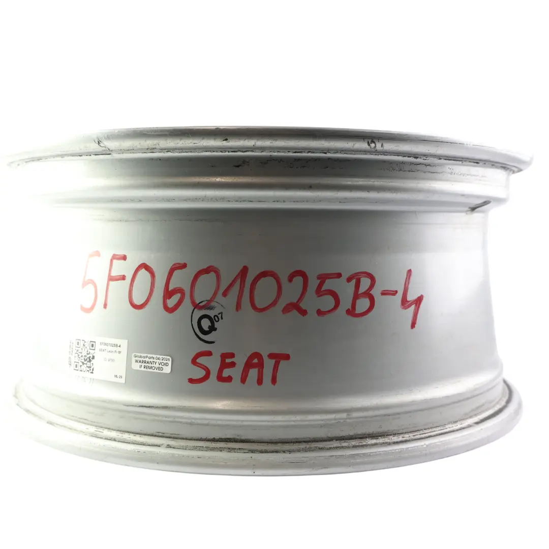 Seat Leon MK3 5F Felge Alu Silber 17" 7.5J ET:51 Stern Speiche - SKU 5F0601025B-4 - Teilenummer 5F0601025B
