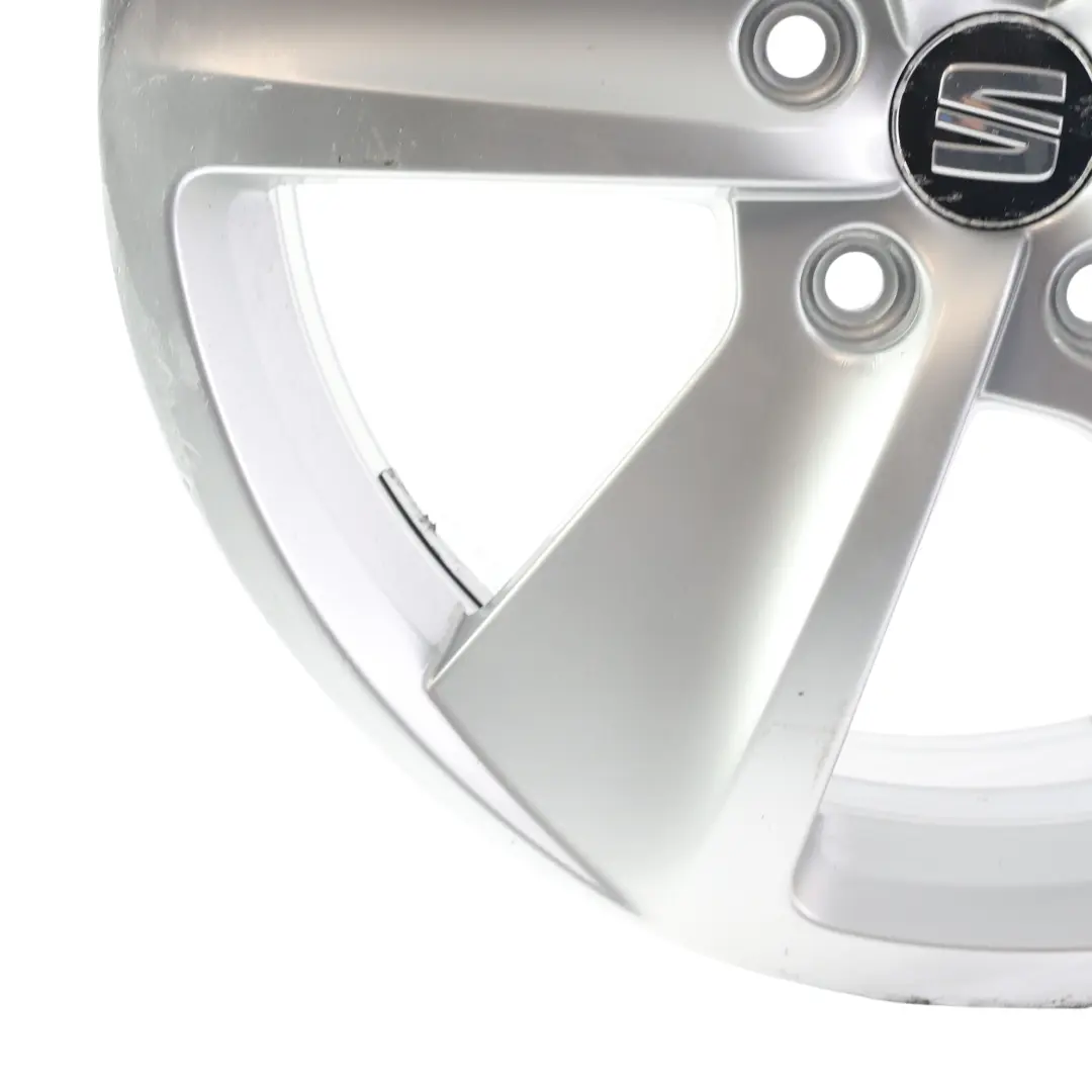 Seat Leon MK3 5F Cerchione Lega Argento 17" 7.5J ET:51 Star Spoke - SKU 5F0601025B-4 - Numero di parte 5F0601025B