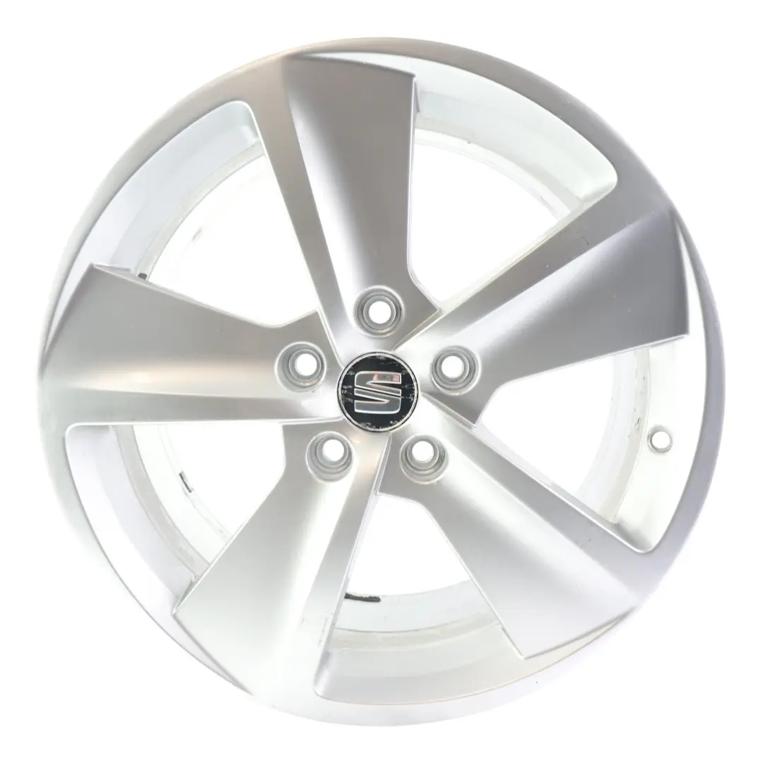 MK3 5F Jante Alliage Argent 17" 7.5J ET:51 Star Spoke pour Seat Leon à propos du numéro de pièce 5F0601025B Seat Leon MK3 5F Jante Alliage Argent 17" 7.5J ET:51 Star Spoke - SKU 5F0601025B-5 - Numéro de pièce 5F0601025B
