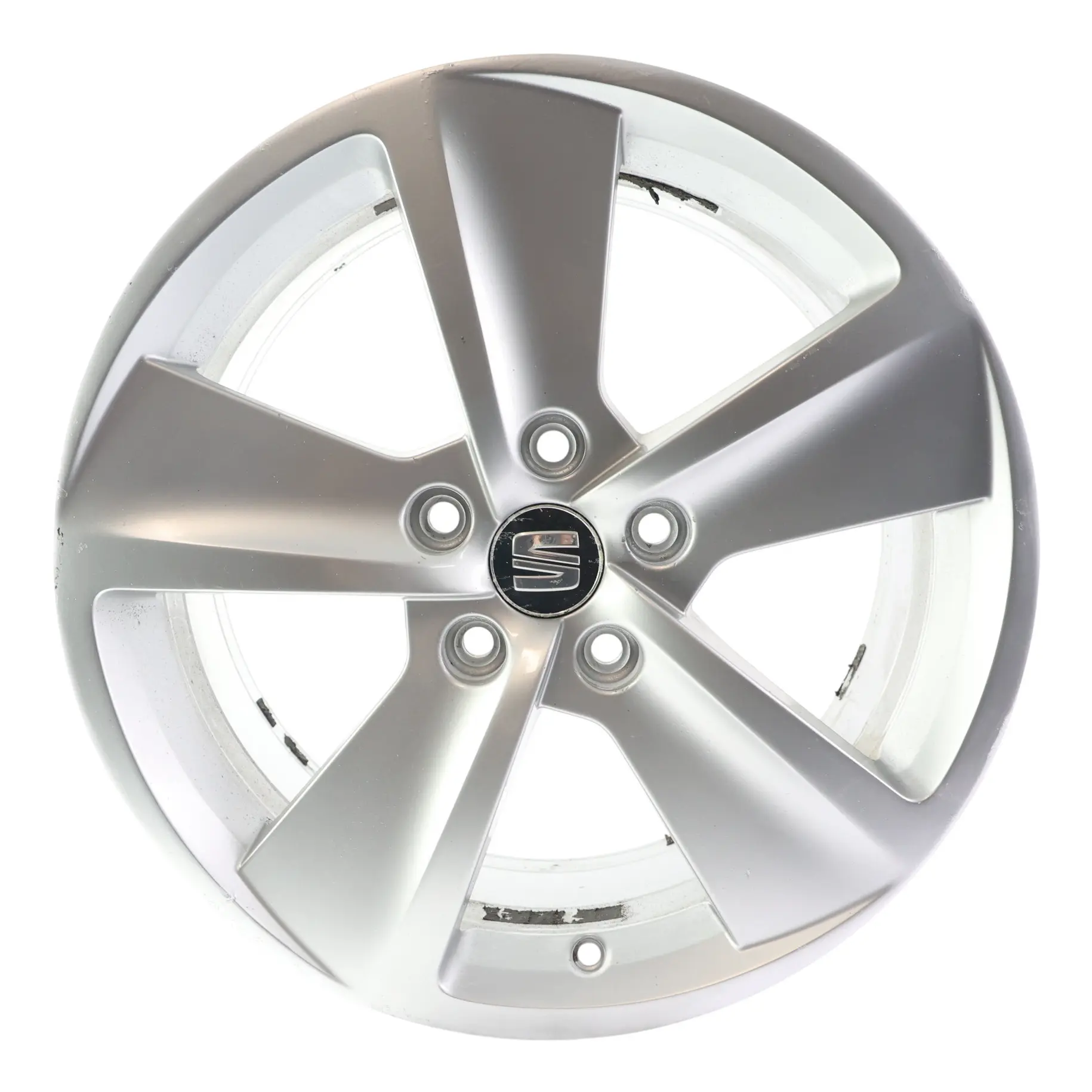 Seat Leon Mk3 5F Wheel Rim Alloy Silver 17" 7.5J ET:51 Star Spoke 5F0601025B