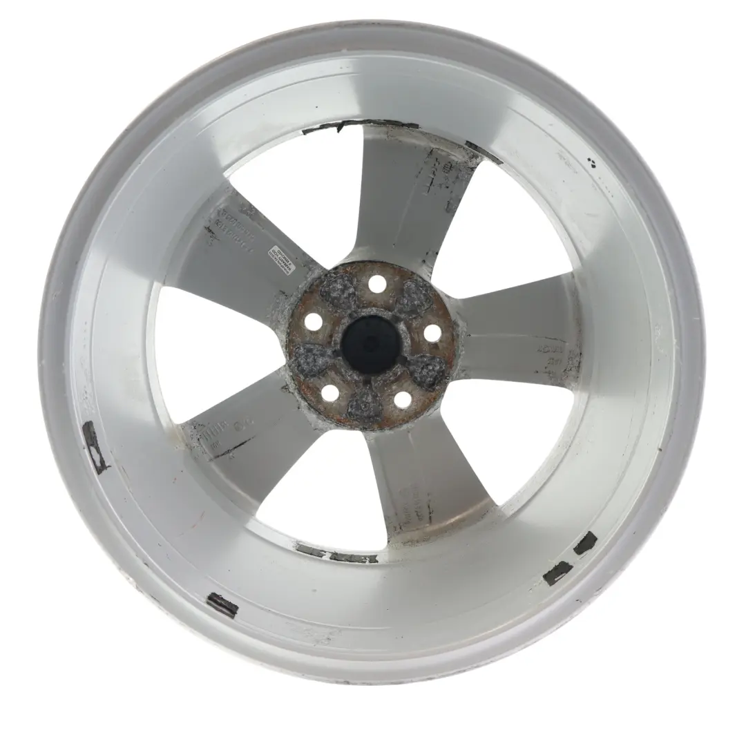 Seat Leon Mk3 5F Wheel Rim Alloy Silver 17" 7.5J ET:51 Star Spoke - SKU 5F0601025B-6 - Part number 5F0601025B