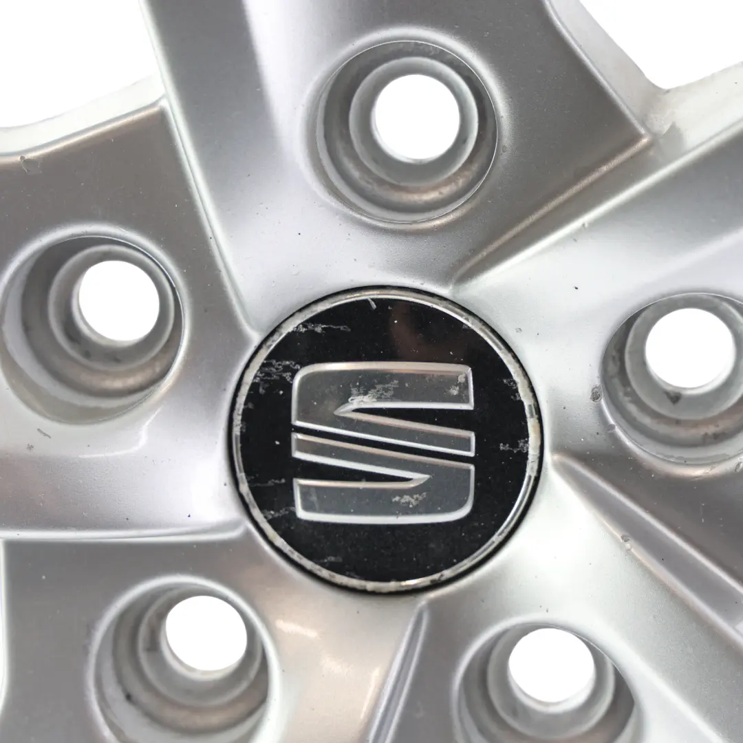 Seat Leon Mk3 5F Wheel Rim Alloy Silver 17" 7.5J ET:51 Star Spoke - SKU 5F0601025B-6 - Part number 5F0601025B