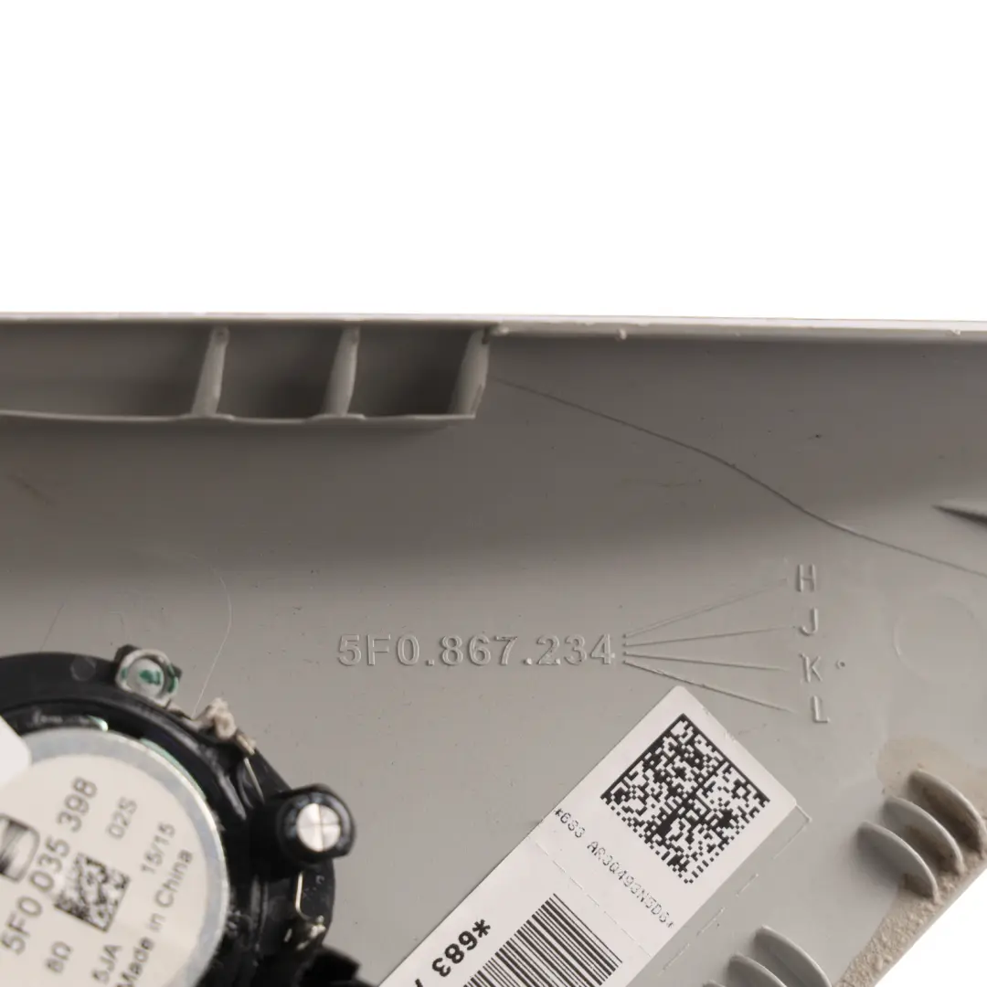 Seat Leon MK3 Rivestimento Montante A Anteriore Destro Grigio - SKU 5F0867234K-1 - Numero di parte 5F0867234K