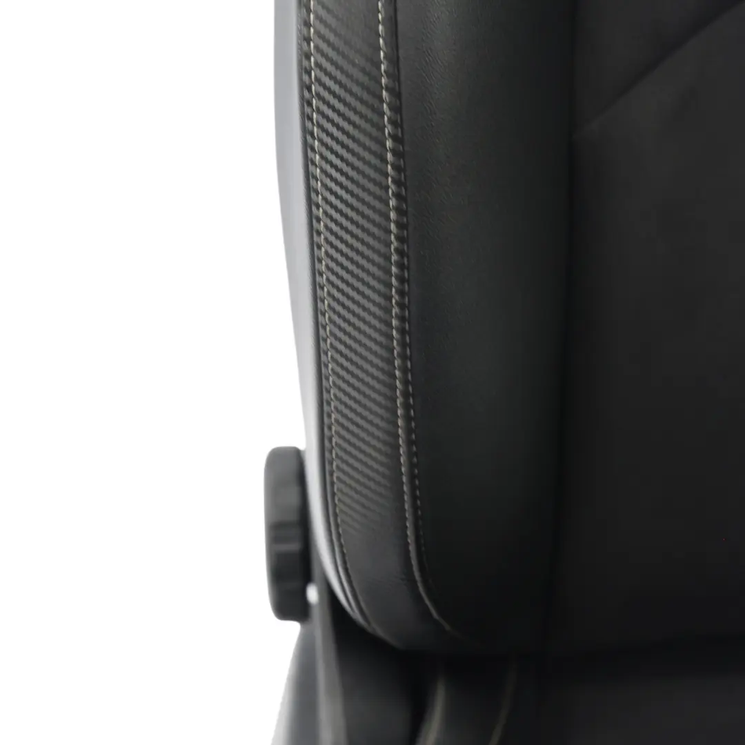 5F Cupra Fotel Prawy Podgrzewany Alcantara Skóra Czarny Carbon do Seat Leon o numerze 5F0881806GG Seat Leon 5F Cupra Fotel Prawy Podgrzewany Alcantara Skóra Czarny Carbon - SKU 5F0881806GG-1 - Numer Części 5F0881806GG