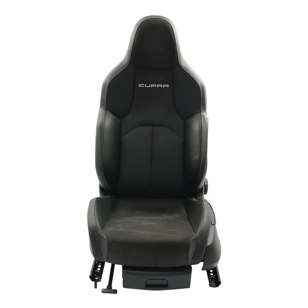 Seat Leon 5F Cupra Fotel Podgrzewany Lewy Alcantara Skóra Czarny Karbon - SKU 5F3881805EG-1 - Numer Części 5F3881805EG