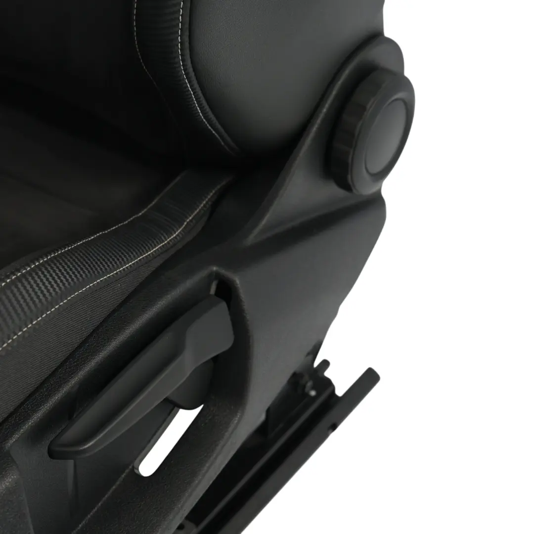 Seat Leon 5F Cupra Siège Avant Chauffant Gauche Alcantara Cuir Noir Carbone - SKU 5F3881805EG-1 - Numéro de pièce 5F3881805EG
