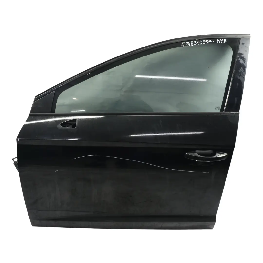 Mk3 Door Front Left N/S Mythical Black Metallic - Y9T to Seat Leon with Part number 5F4831055A Seat Leon Mk3 Door Front Left N/S Mythical Black Metallic - Y9T - SKU 5F4831055A-MYB - Part number 5F4831055A