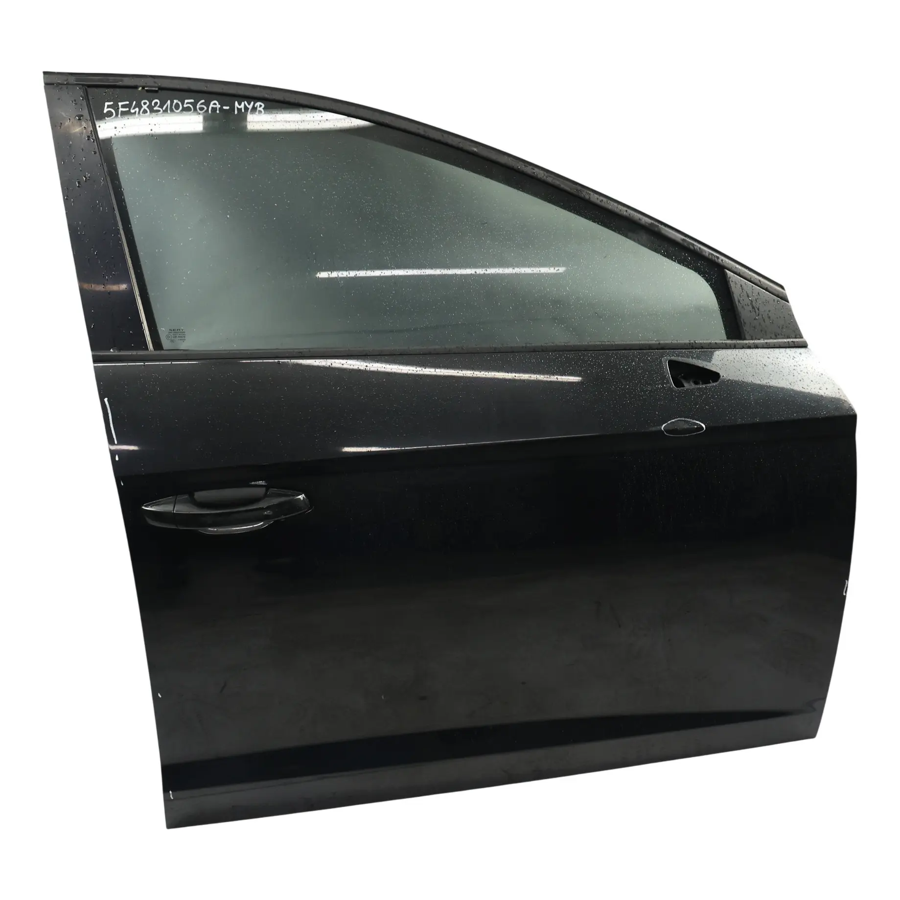 Seat Leon MK3 Puerta Delantera Derecha Panel Cobertura Negro Metalico Y9T