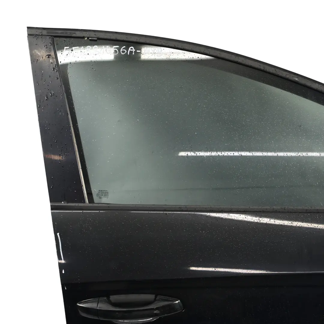 Seat Leon MK3 Puerta Delantera Derecha Panel Cobertura Negro Metalico Y9T - SKU 5F4831056A-MYB - Número de pieza 5F4831056A