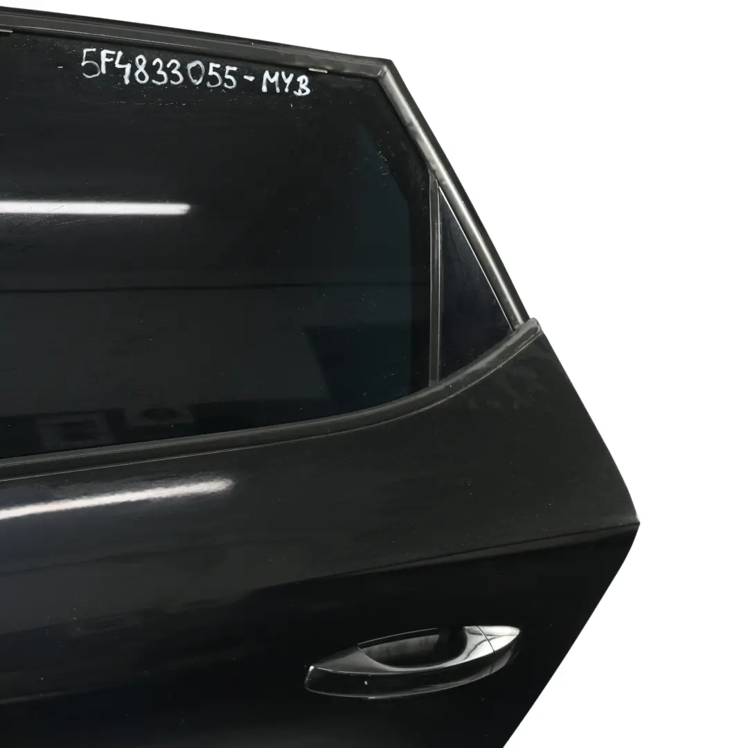 Seat Leon MK3 Porta Posteriore Sinistra Nero Metallizzato Mitico Y9T - SKU 5F4833055-MYB - Numero di parte 5F4833055
