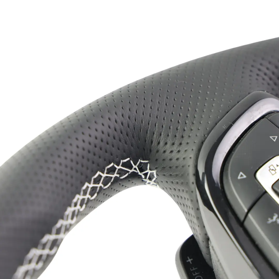 Lenkrad NEU Leder Flacher Boden für Volkswagen Golf Mk7 T-Roc mit Teilenummer 5G0419091JL Volkswagen Golf Mk7 T-Roc Lenkrad NEU Leder Flacher Boden - SKU 5G0419091JL-1 - Teilenummer 5G0419091JL