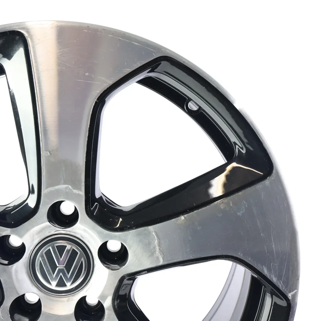 Bicolor Wheel Alloy Rim 18" 7.5J ET:49 to Volkswagen Golf Mk7 with Part number 5G0601025AS Volkswagen Golf Mk7 Bicolor Wheel Alloy Rim 18" 7.5J ET:49 - SKU 5G0601025AS-2 - Part number 5G0601025AS