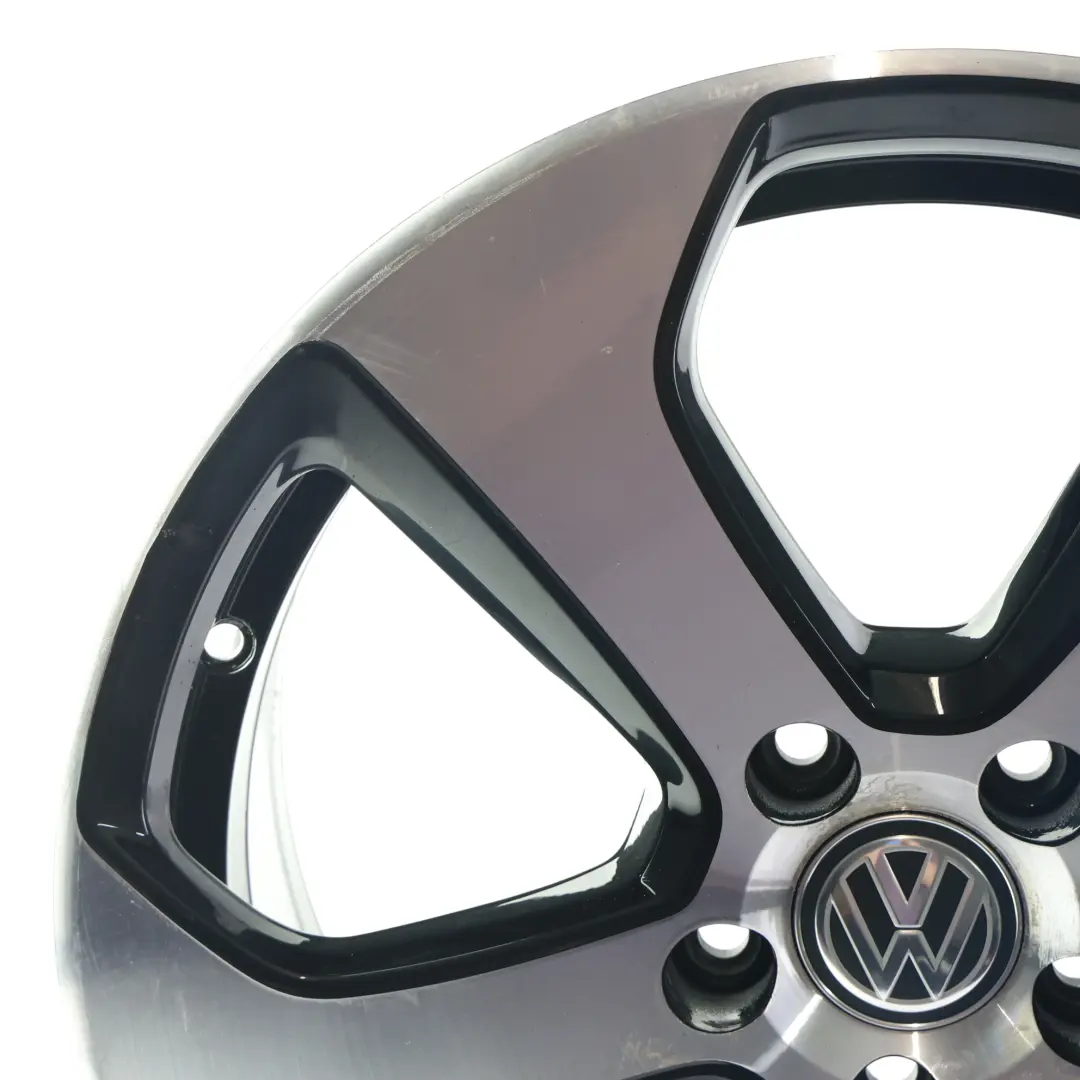Bicolor Wheel Alloy Rim 18" 7.5J ET:49 to Volkswagen Golf Mk7 with Part number 5G0601025AS Volkswagen Golf Mk7 Bicolor Wheel Alloy Rim 18" 7.5J ET:49 - SKU 5G0601025AS-4 - Part number 5G0601025AS