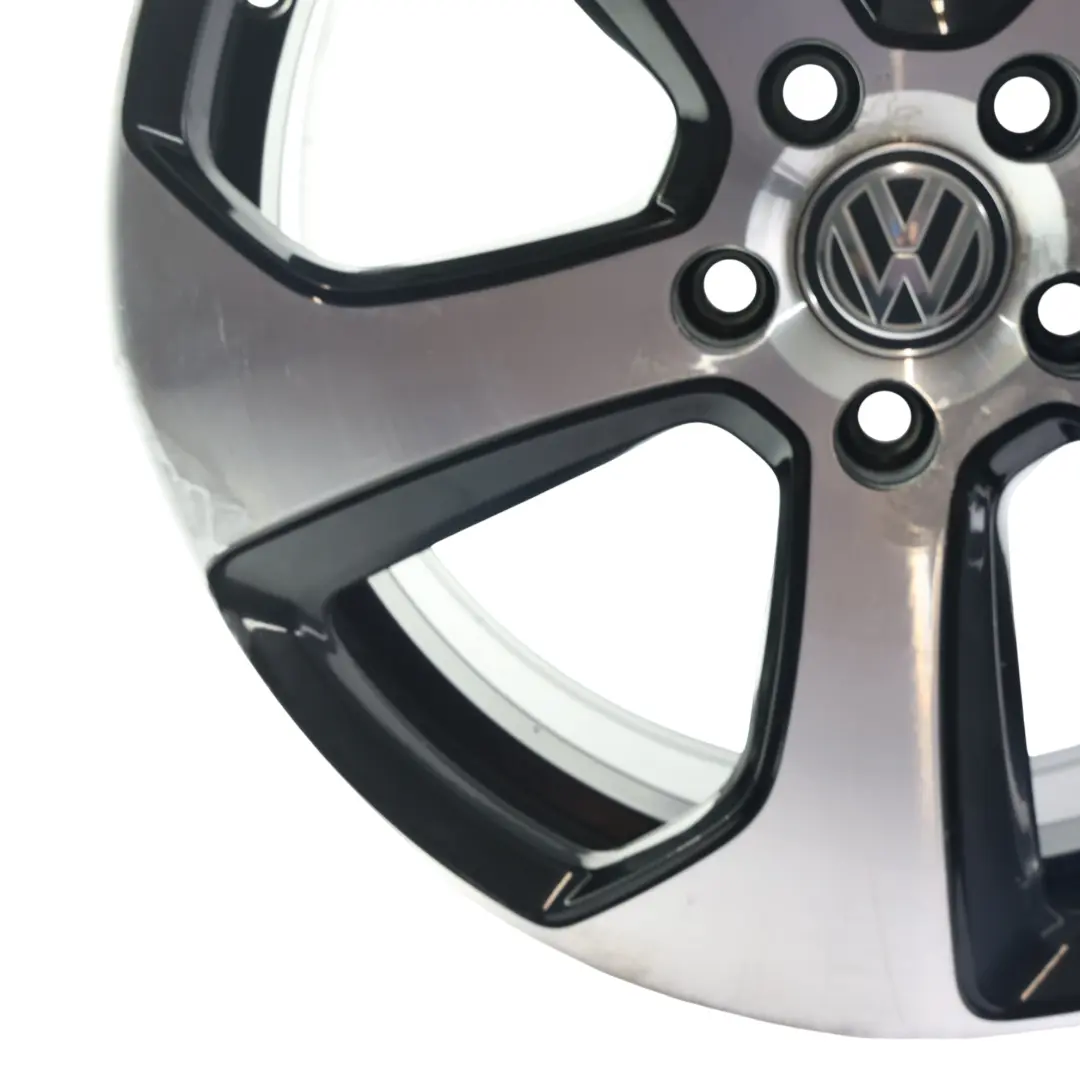 Volkswagen Golf Mk7 Felga Aluminiowa Dwukolorowa 18" 7.5J ET:49 - SKU 5G0601025AS-4 - Numer Części 5G0601025AS