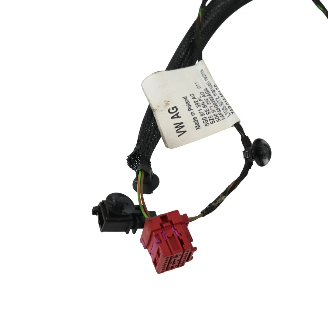Kabelbaum Sitzhöhenverstellung Vorne Rechts für Volkswagen Golf Mk7 mit Teilenummer 5G0971392AG Volkswagen Golf Mk7 Kabelbaum Sitzhöhenverstellung Vorne Rechts - SKU RHD-5G0971392AG - Teilenummer 5G0971392AG