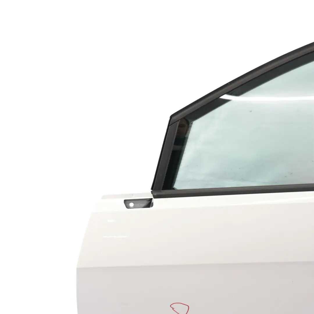 VW Volkswagen Golf Mk7 Front Door Panel Left N/S Pure White - C9A - SKU 5G4831055AS-PWH - Part number 5G4831055AS