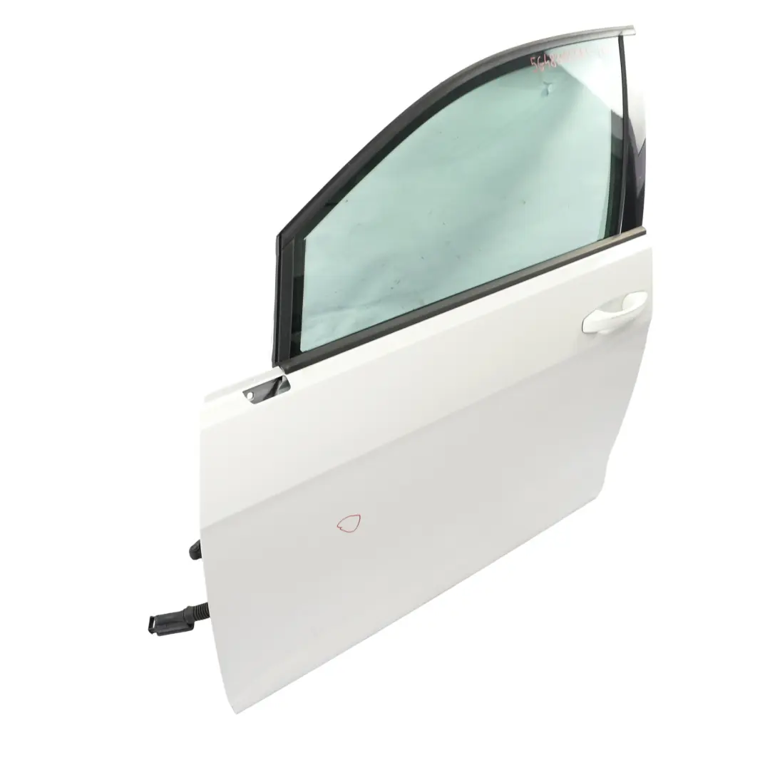 VW Volkswagen Golf Mk7 Front Door Panel Left N/S Pure White - C9A - SKU 5G4831055AS-PWH - Part number 5G4831055AS