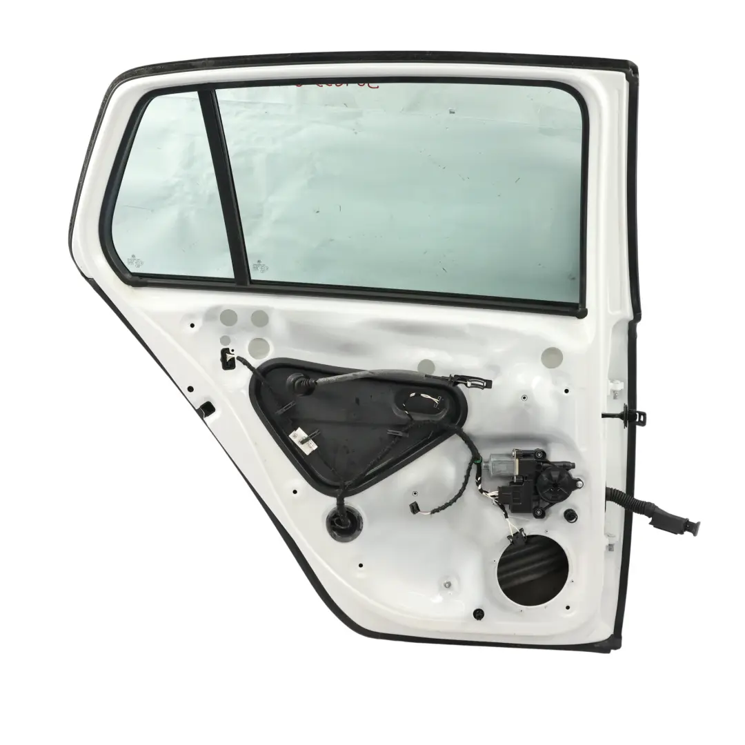 VW Volkswagen Golf 7 Drzwi Lewe Tylne Pure White Białe - C9A - SKU 5G4833055AC-PWH - Numer Części 5G4833055AC