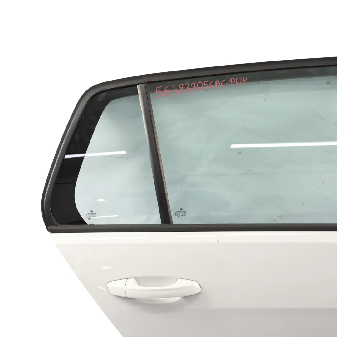 Volkswagen Golf Mk7 Tür Hinten Rechts Abdeckung Panel Reinweiß C9A - SKU 5G4833056AC-PWH - Teilenummer 5G4833056AC
