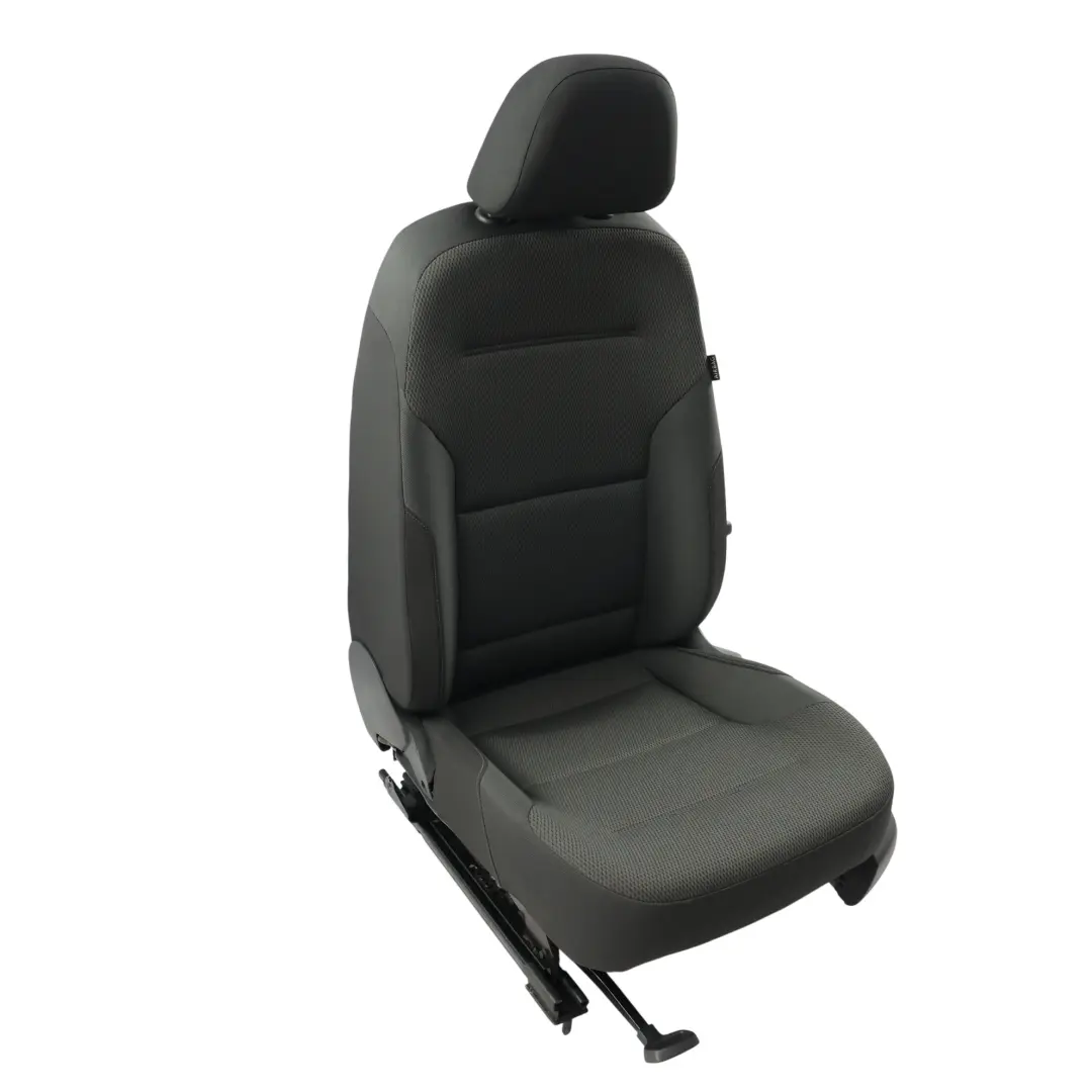 Volkswagen Golf Mk7 5G Fotel Komfort Materiał Czarny Przedni Lewy Przód - SKU 5G4881805DN-1 - Numer Części 5G4881805DN