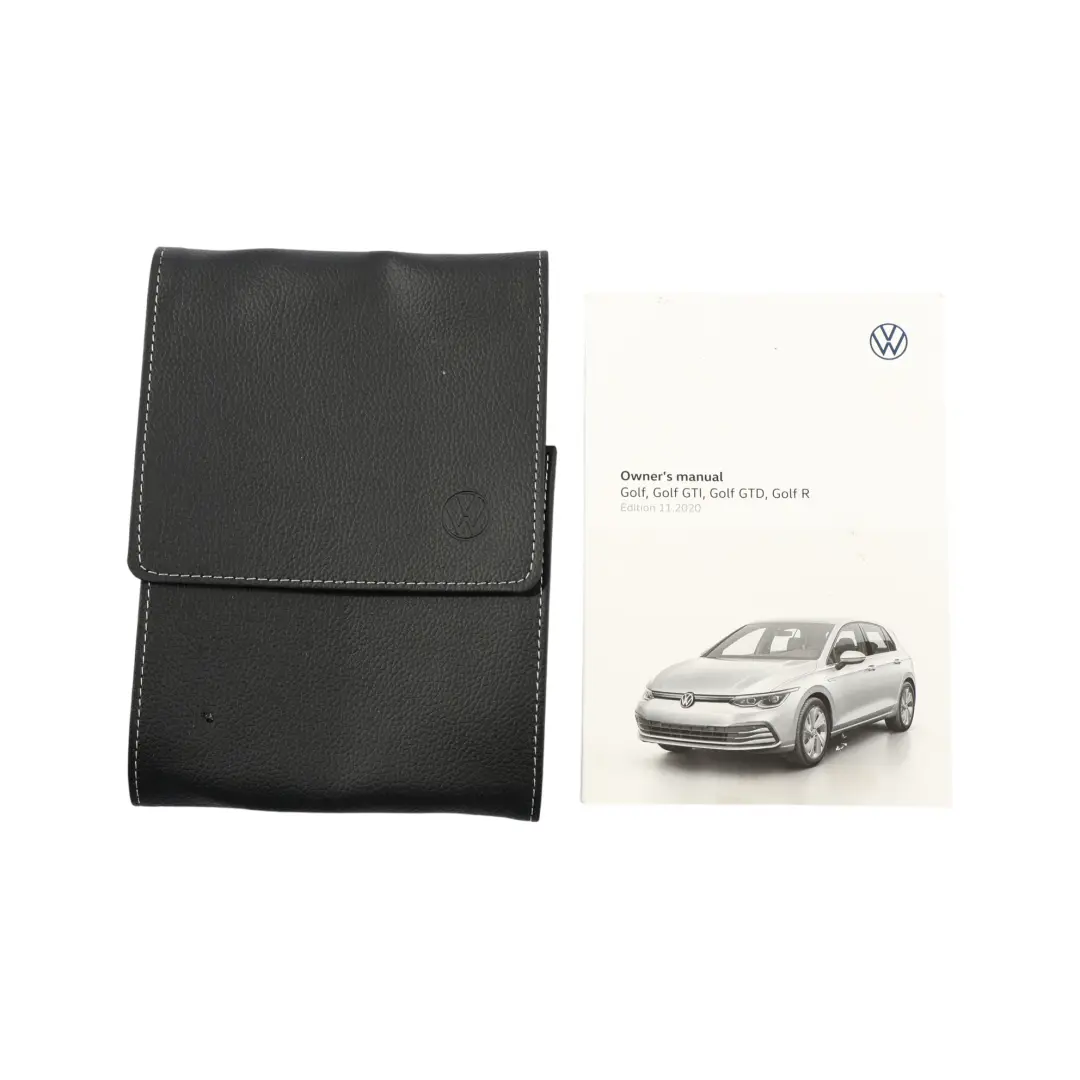 Mk8 Owner's Handbook Manual Book Pouch Case Wallet Set to Volkswagen VW Golf with Part number 5H0012720AD Volkswagen VW Golf Mk8 Owner's Handbook Manual Book Pouch Case Wallet Set - SKU 5H0012720AD - Part number 5H0012720AD