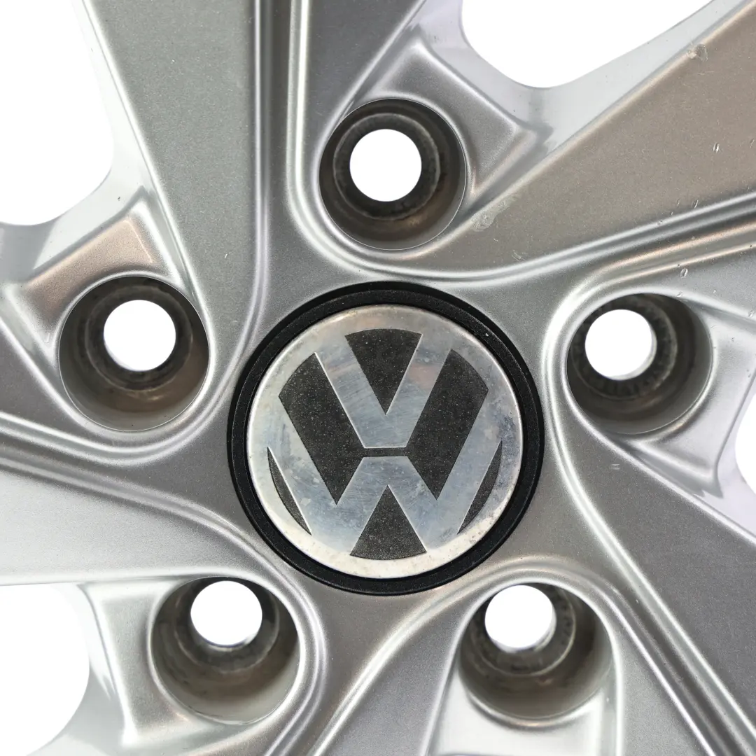 VW Volkswagen Golf CD Mk8 17" 7.5J ET:51 5/112 Silver Rim Alloy Wheel - SKU 5H0601025C-3 - Part number 5H0601025C
