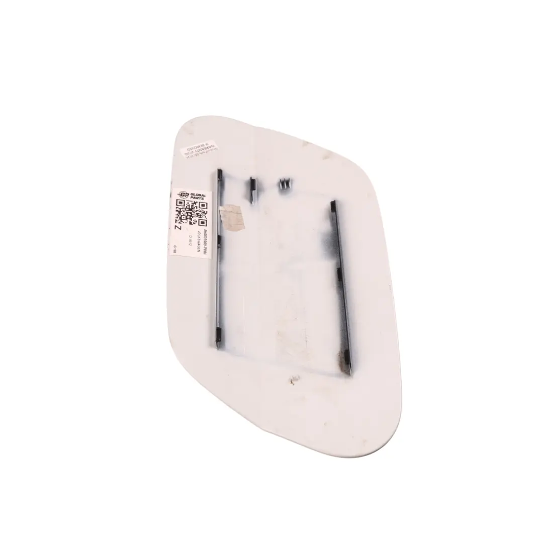 VW Volkswagen Golf Mk8 Fuel Filler Flap Cap Panel Pure White - C9A - SKU 5H0809909-PWH - Part number 5H0809909