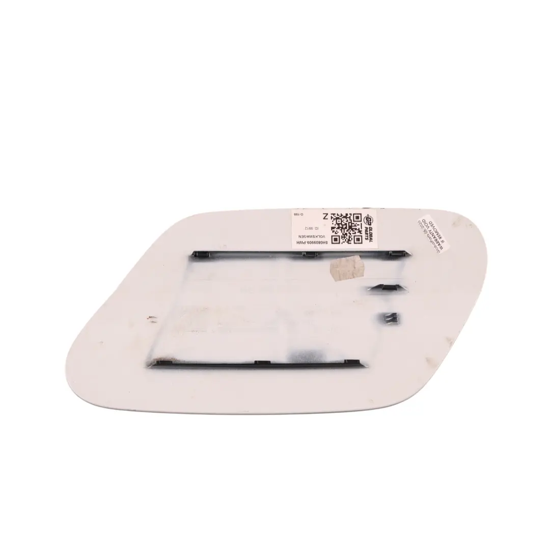 Mk8 Fuel Filler Flap Cap Panel Pure White - C9A to VW Volkswagen Golf with Part number 5H0809909 VW Volkswagen Golf Mk8 Fuel Filler Flap Cap Panel Pure White - C9A - SKU 5H0809909-PWH - Part number 5H0809909