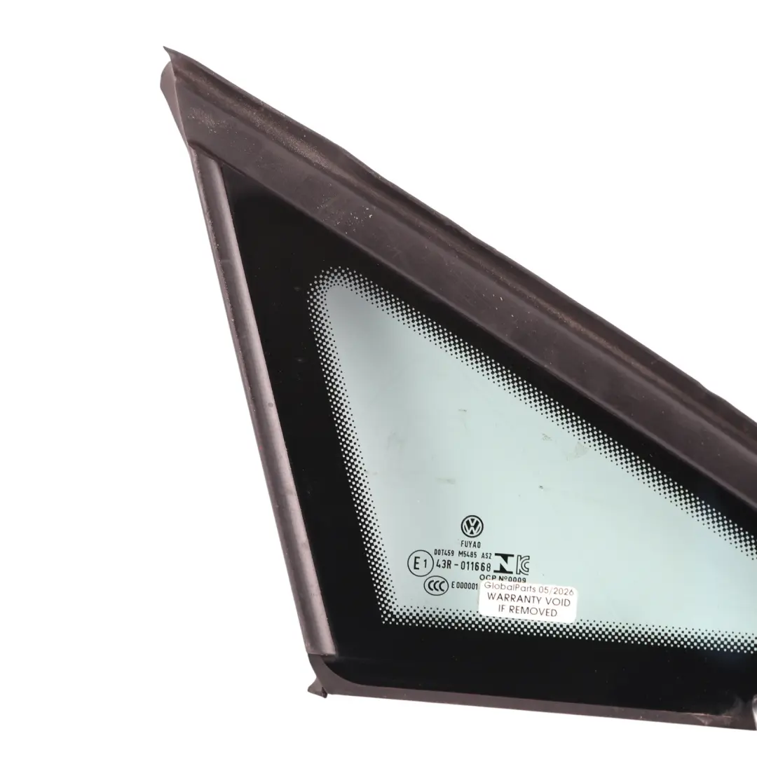 Volkswagen Golf Mk8 Front Door Triagle Window Glass AS2 Right O/S - SKU 5H0845412J - Part number 5H0845412J