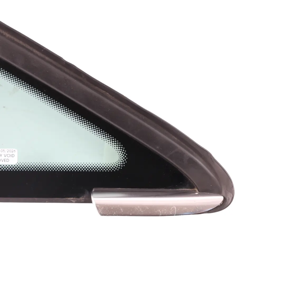 Mk8 Front Door Triagle Window Glass AS2 Right O/S to Volkswagen Golf with Part number 5H0845412J Volkswagen Golf Mk8 Front Door Triagle Window Glass AS2 Right O/S - SKU 5H0845412J - Part number 5H0845412J