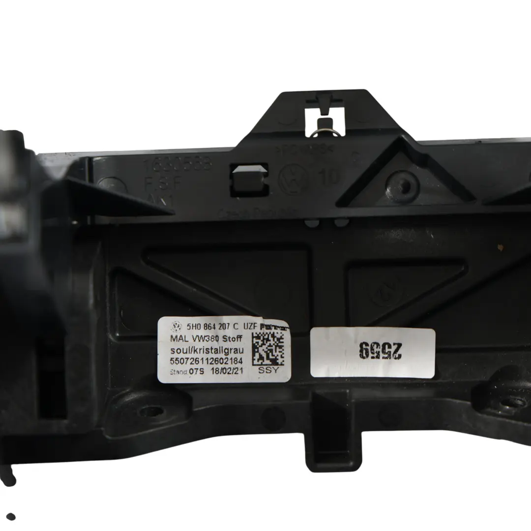 Volkswagen Golf Mk8 Copertura Bracciolo Console Centrale Pelle Nero - SKU 5H0864207C-3 - Numero di parte 5H0864207C