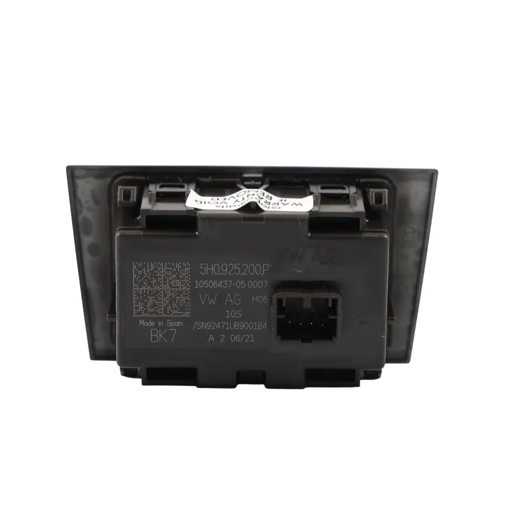 Volkswagen Golf Cd1 Warnblinklicht Park Assistent Menü Schalter - SKU 5H0925200P - Teilenummer 5H0925200P