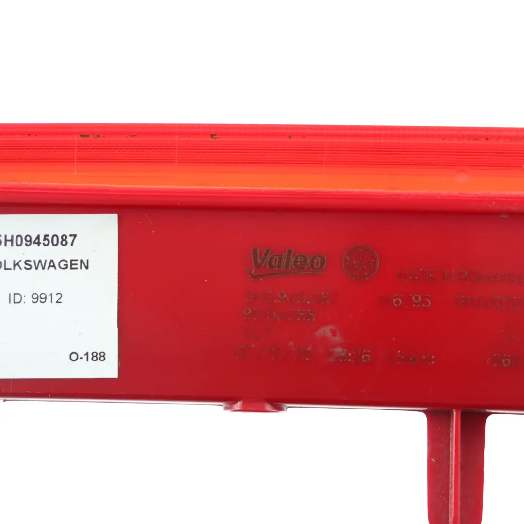 Mk8 Rear Third Centre Stop Brake Light Lamp Panel to VW Volkswagen Golf with Part number 5H0945087 VW Volkswagen Golf Mk8 Rear Third Centre Stop Brake Light Lamp Panel - SKU 5H0945087 - Part number 5H0945087
