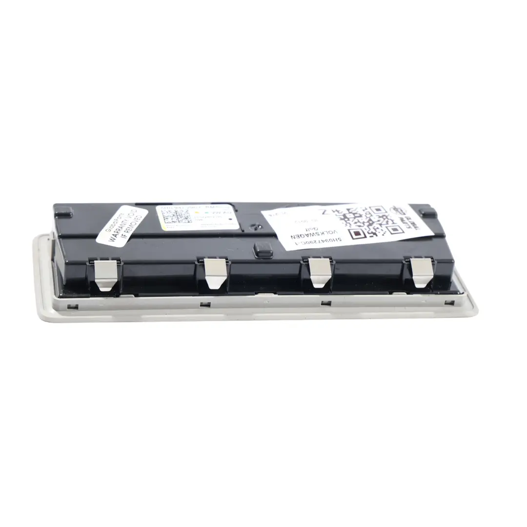 Mk8 Interior Roof Light Rear Reading Lamp Unit Grey to Volkswagen Golf with Part number 5H0947290C Volkswagen Golf Mk8 Interior Roof Light Rear Reading Lamp Unit Grey - SKU 5H0947290C-1 - Part number 5H0947290C