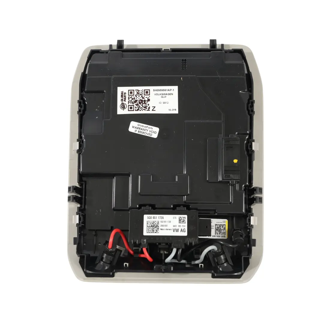 Dachlicht Schalter Blende Grau Schwarz für Volkswagen Golf 8 CD1 mit Teilenummer 5H0959561AP Volkswagen Golf 8 CD1 Dachlicht Schalter Blende Grau Schwarz - SKU 5H0959561AP-1 - Teilenummer 5H0959561AP