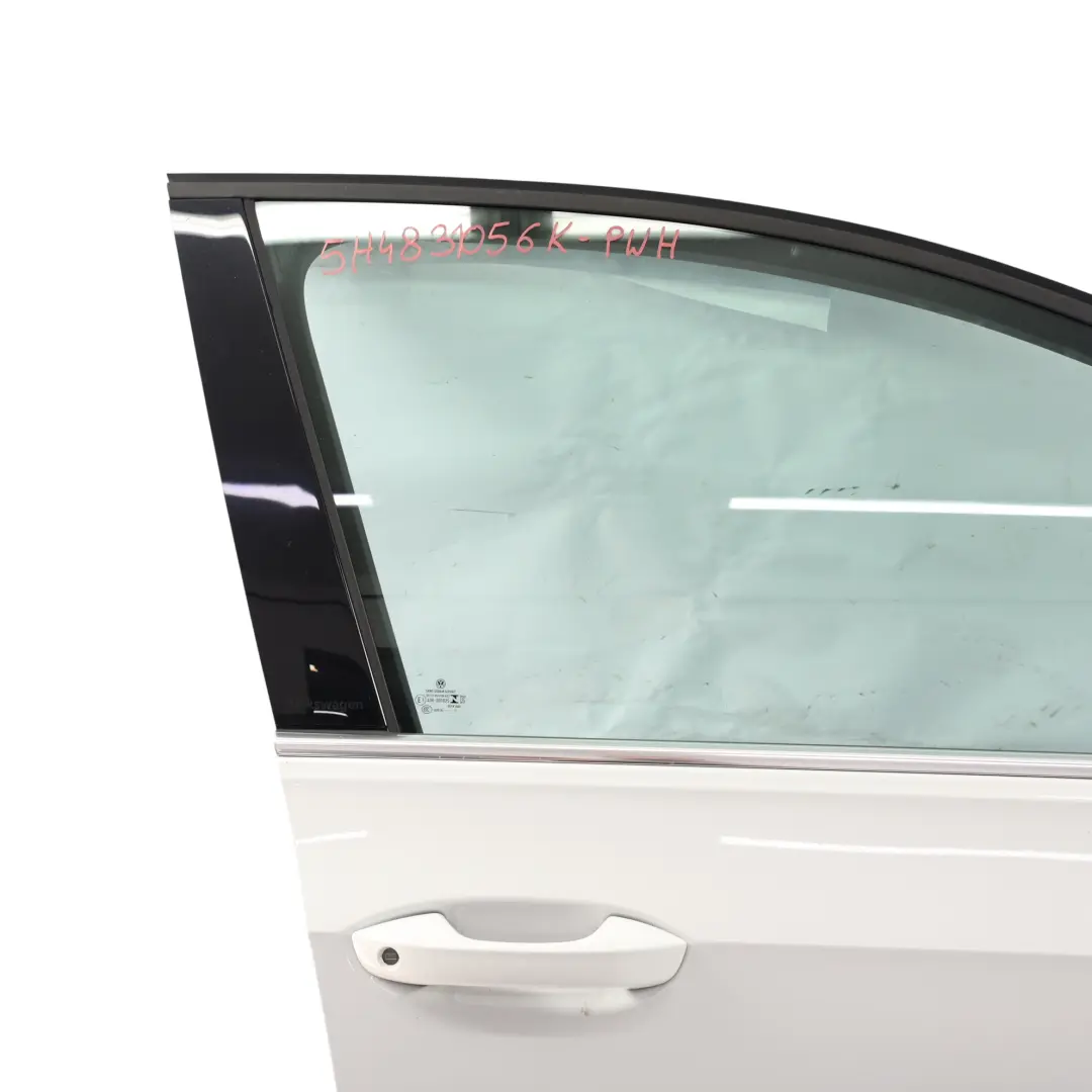 Mk8 CD1 Tür Vorne Rechts Reinweiß C9A für Volkswagen VW Golf mit Teilenummer 5H4831056K Volkswagen VW Golf Mk8 CD1 Tür Vorne Rechts Reinweiß C9A - SKU 5H4831056K-PWH - Teilenummer 5H4831056K
