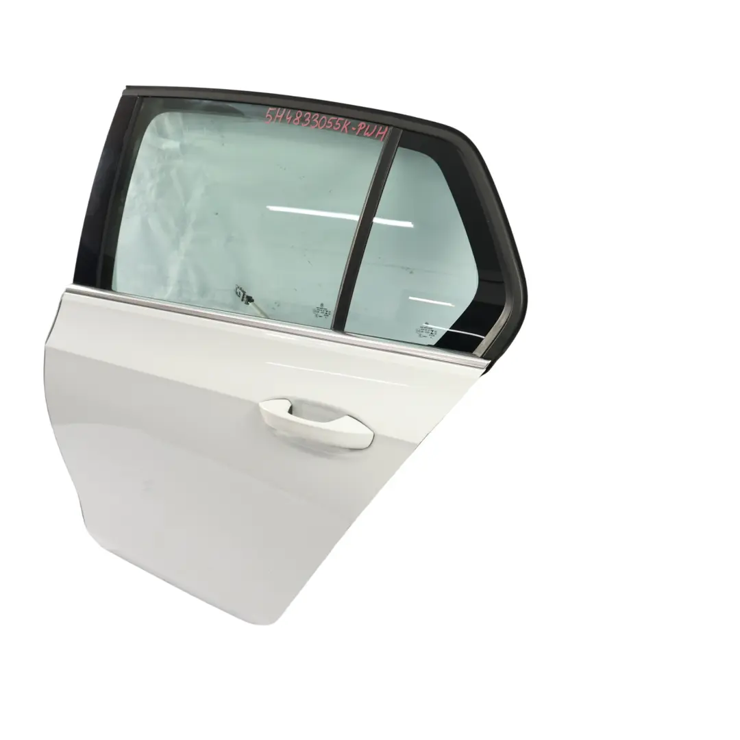 Volkswagen Golf Mk8 CD1 Porta Posteriore Sinistra Bianco Puro C9A - SKU 5H4833055K-PWH - Numero di parte 5H4833055K