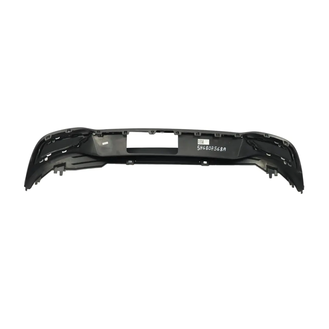 Mk8 Rear Bumper Diffuser Lower Trim Panel Sport to Volkswagen Golf with Part number 5H6807568A Volkswagen Golf Mk8 Rear Bumper Diffuser Lower Trim Panel Sport - SKU 5H6807568A - Part number 5H6807568A