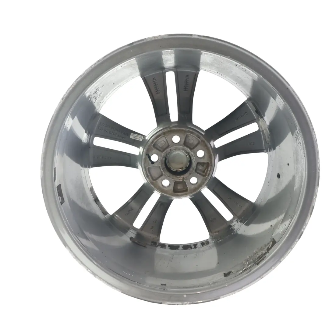Mk2 Alloy Wheel Rim Black 17" 7J ET:41 5x100 Trinity to Skoda Fabia with Part number 5J0601025HA Skoda Fabia Mk2 Alloy Wheel Rim Black 17" 7J ET:41 5x100 Trinity - SKU 5J0601025HA-2 - Part number 5J0601025HA