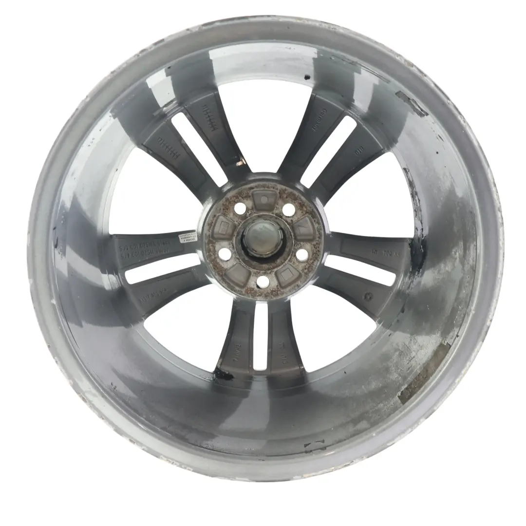 Skoda Fabia Mk2 Alloy Wheel Rim Black 17" 7J ET:41 5x100 Trinity - SKU 5J0601025HA-3 - Part number 5J0601025HA