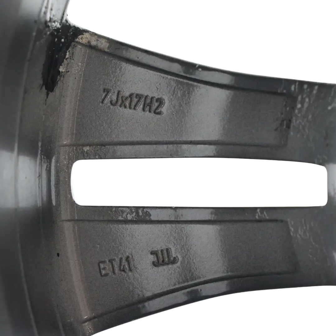 Mk2 Alloy Wheel Rim Black 17" 7J ET:41 5x100 Trinity to Skoda Fabia with Part number 5J0601025HA Skoda Fabia Mk2 Alloy Wheel Rim Black 17" 7J ET:41 5x100 Trinity - SKU 5J0601025HA-3 - Part number 5J0601025HA