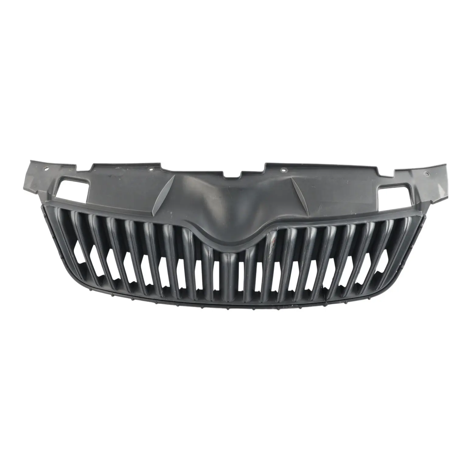 Skoda Fabia 5J Front Bumper Centre Grille Trim Panel Cover Black 5J0853668C