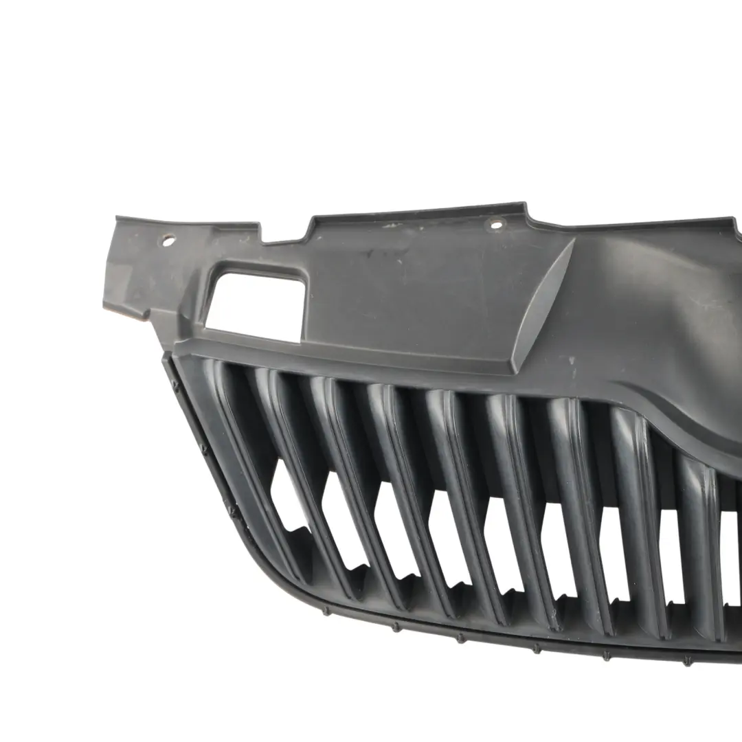 Skoda Fabia 5J Front Bumper Centre Grille Trim Panel Cover Black - SKU 5J0853668C-1 - Part number 5J0853668C