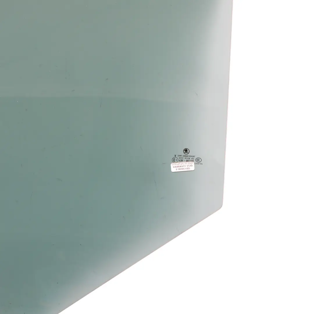 Skoda Fabia Mk2 5J Door Side Window Glass Rear Left N/S AS2 - SKU 5J6845205L - Part number 5J6845205L