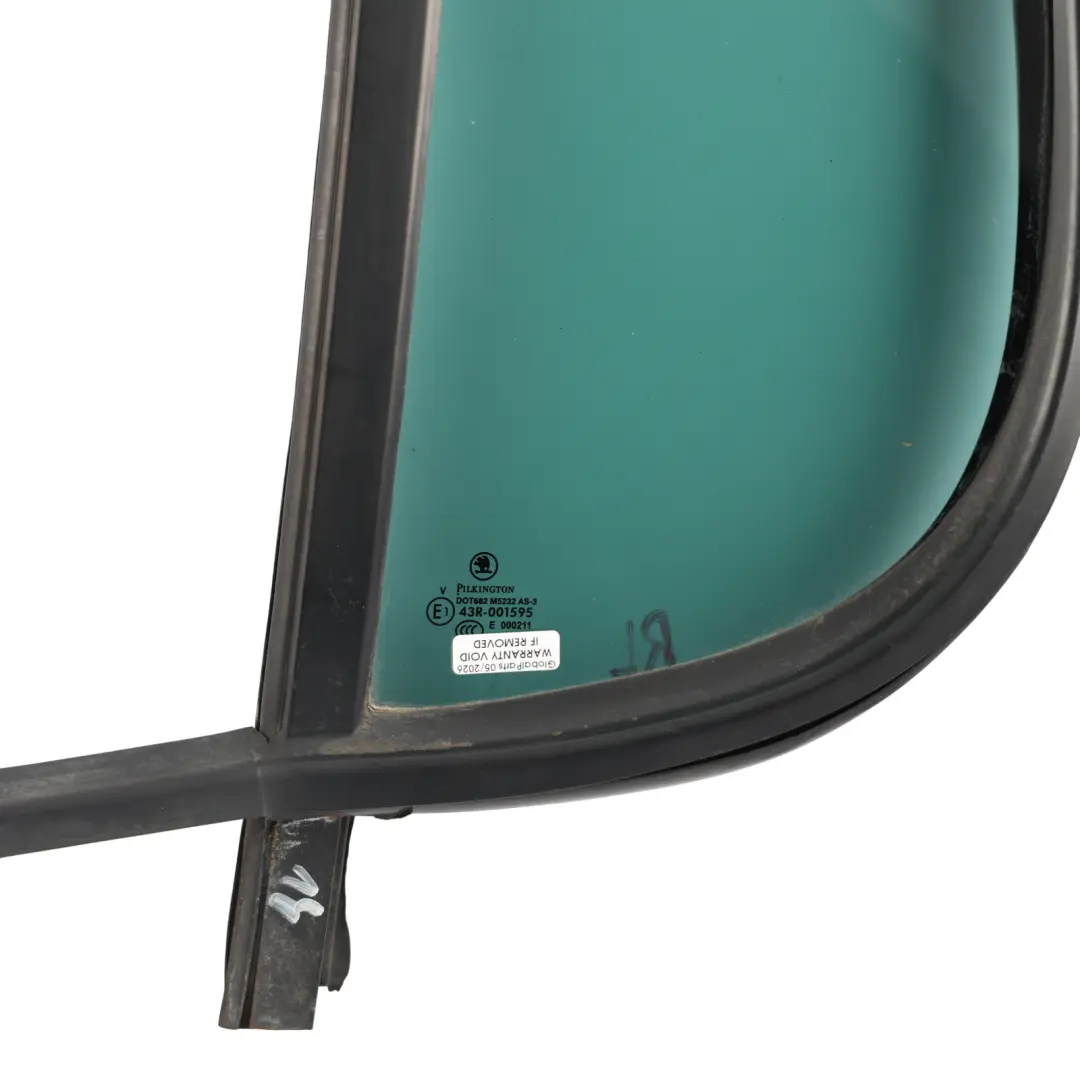 Skoda Fabia Mk2 Rear Door Window Glass Glazing Tinted AS3 Left N/S - SKU 5J6845209AH - Part number 5J6845209AH