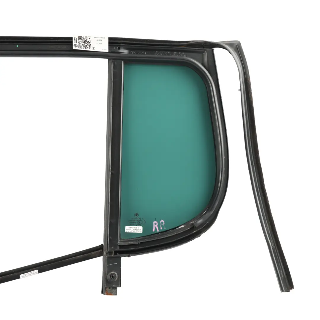 Skoda Fabia Mk2 Rear Door Window Glass Glazing Tinted AS3 Right O/S - SKU 5J6845210AH - Part number 5J6845210AH
