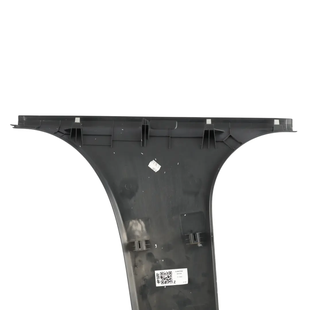 Skoda Fabia Mk2 B-Pillar Trim Lower Panel Cover Right O/S Black - SKU 5J6867282 - Part number 5J6867282