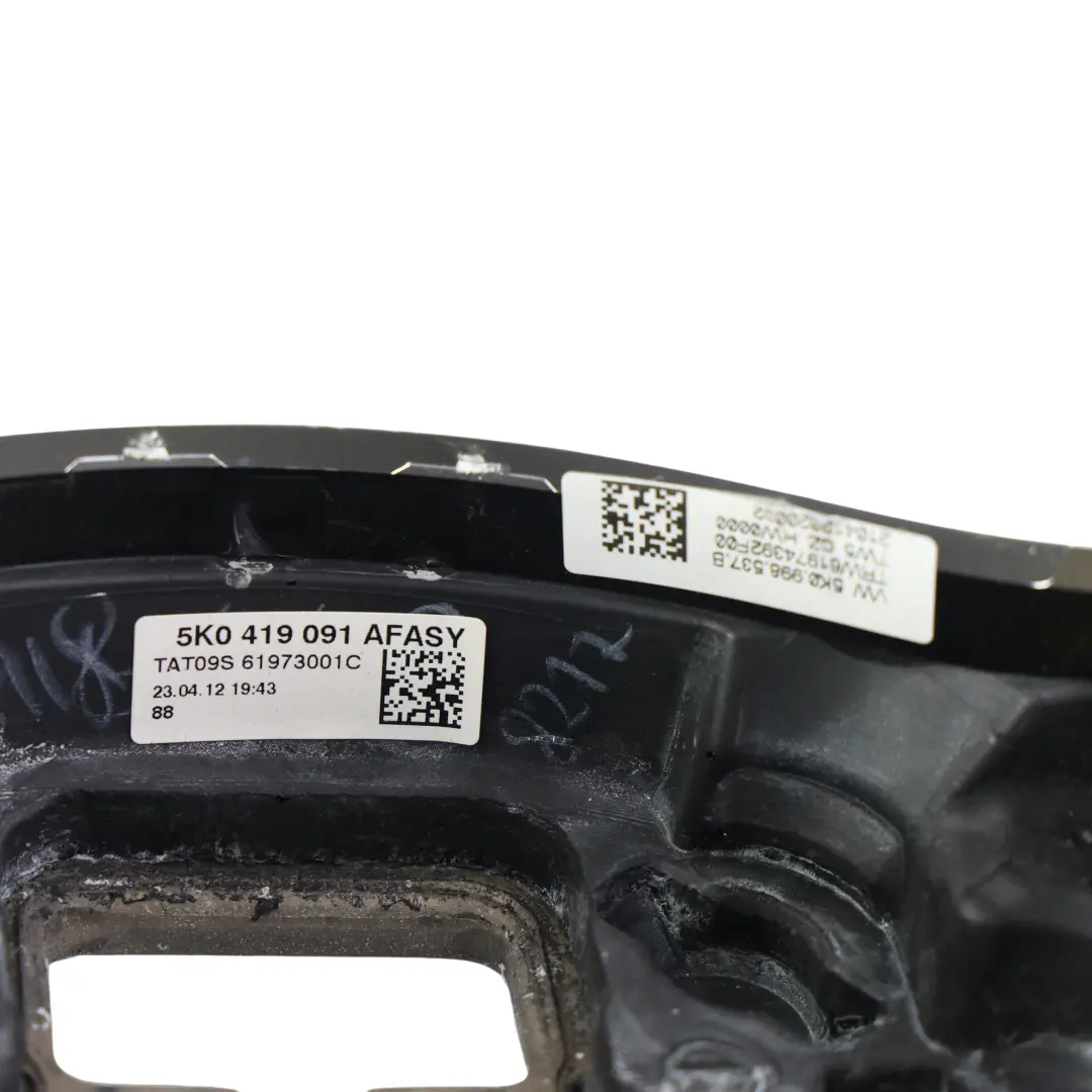 Volkswagen Golf MK6 GTD Lenkrad NEU Schwarz Leder Flach Boden - SKU 5K0419091AF-1 - Teilenummer 5K0419091AF