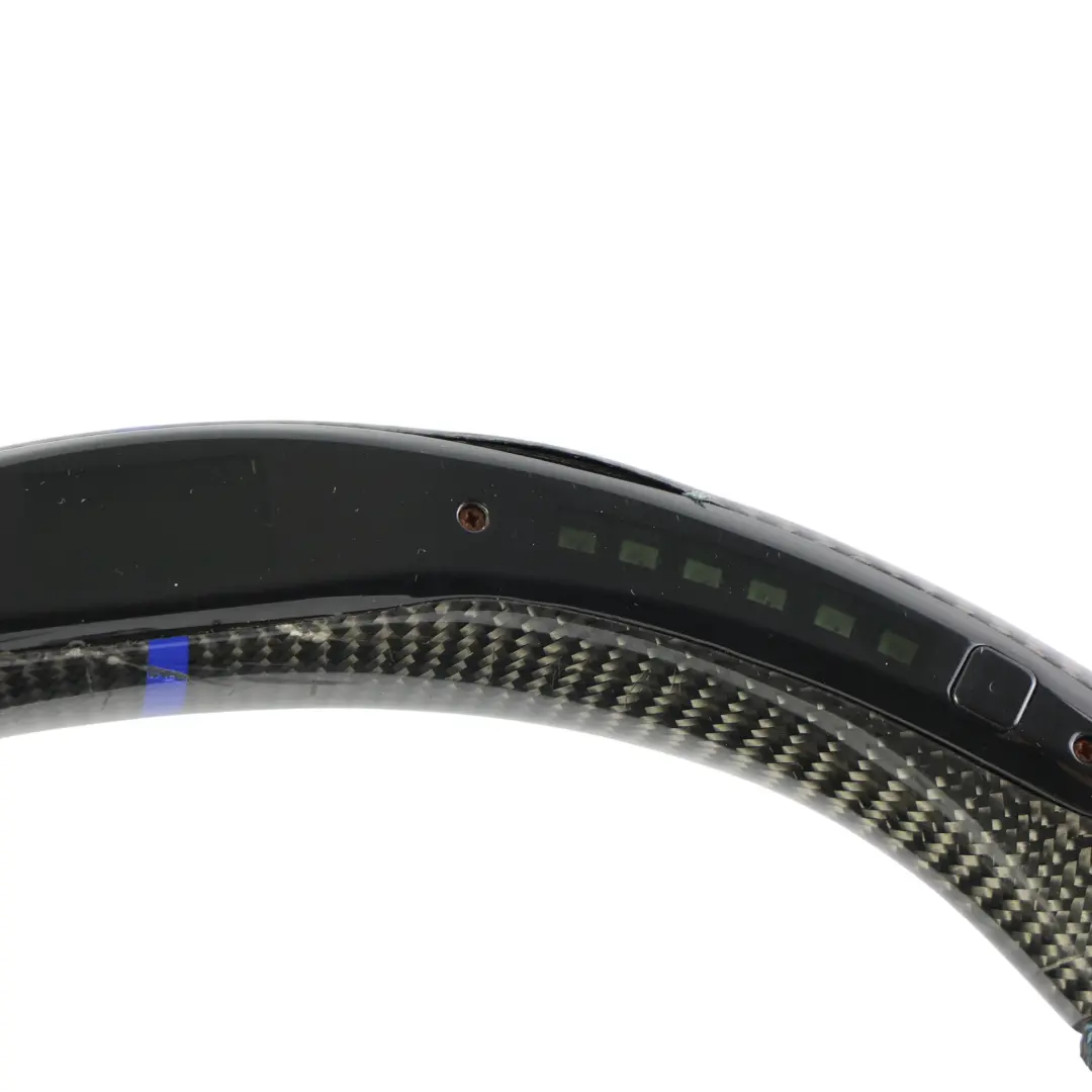 MK6 R Volante Carbono Fondo Plano LED Alcantara para Volkswagen Golf con número de pieza 5K0419091AS Volkswagen Golf MK6 R Volante Carbono Fondo Plano LED Alcantara - SKU 5K0419091AS-2 - Número de pieza 5K0419091AS