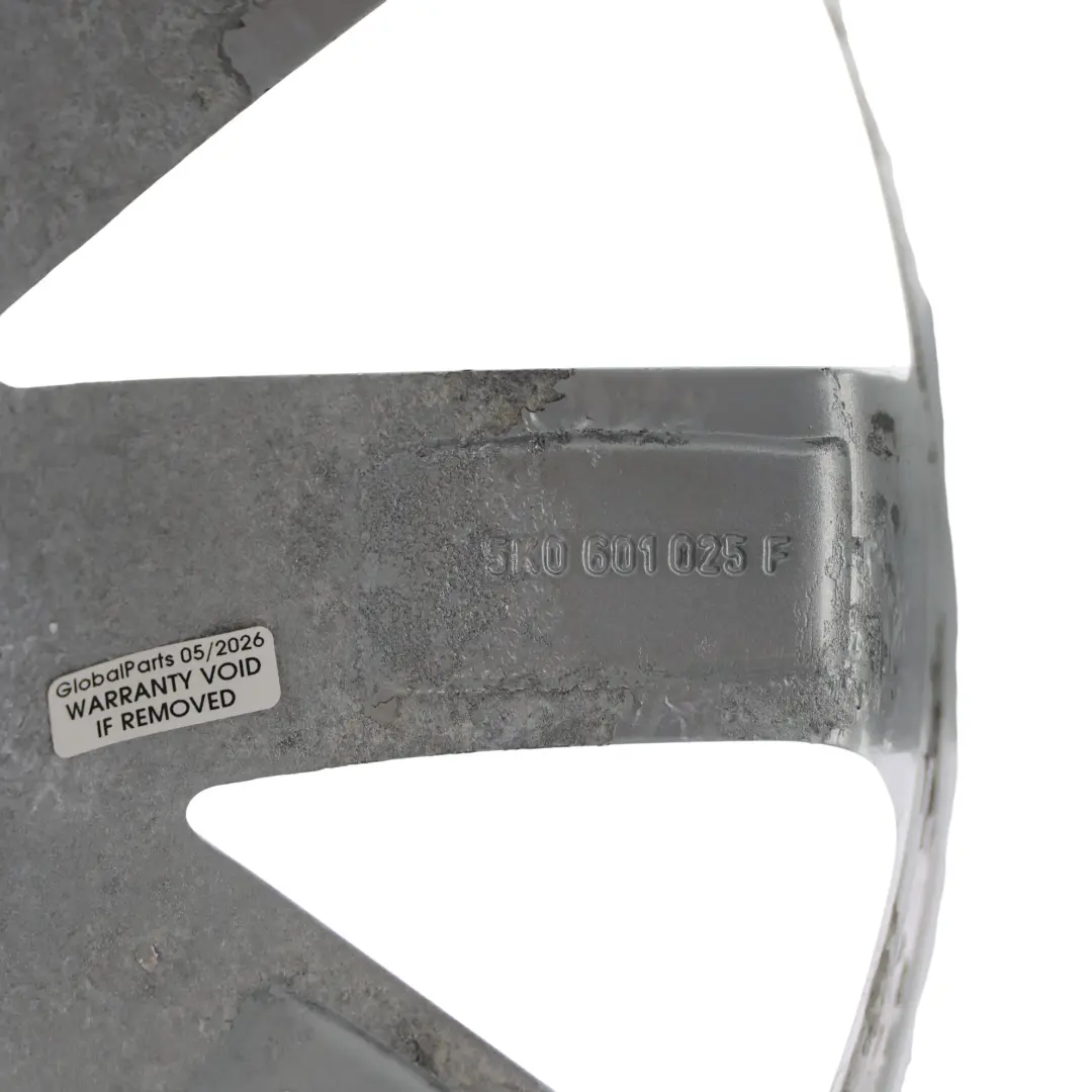 Volkswagen Golf Mk6 Silver Wheel Alloy Rim 17" 7J ET:54 - SKU 5K0601025F-2 - Part number 5K0601025F